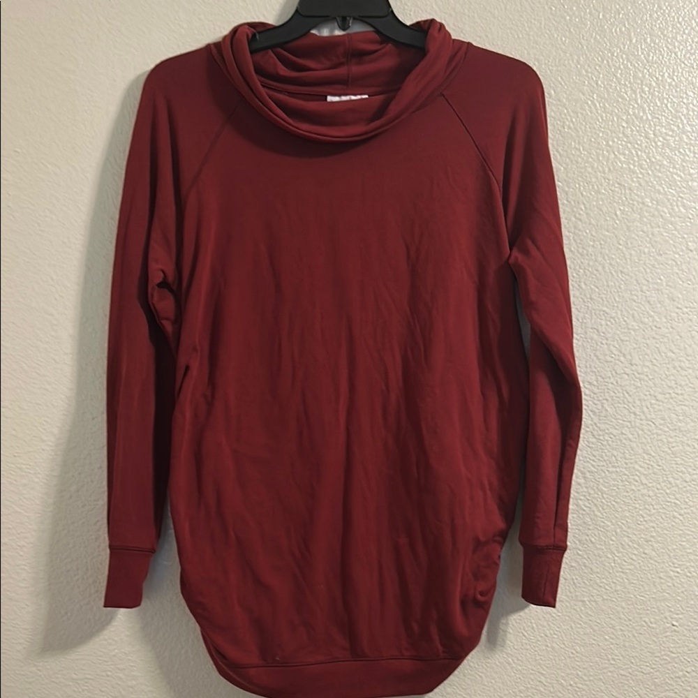 Ingrid & Isabel Red Cowl Neck Sweater